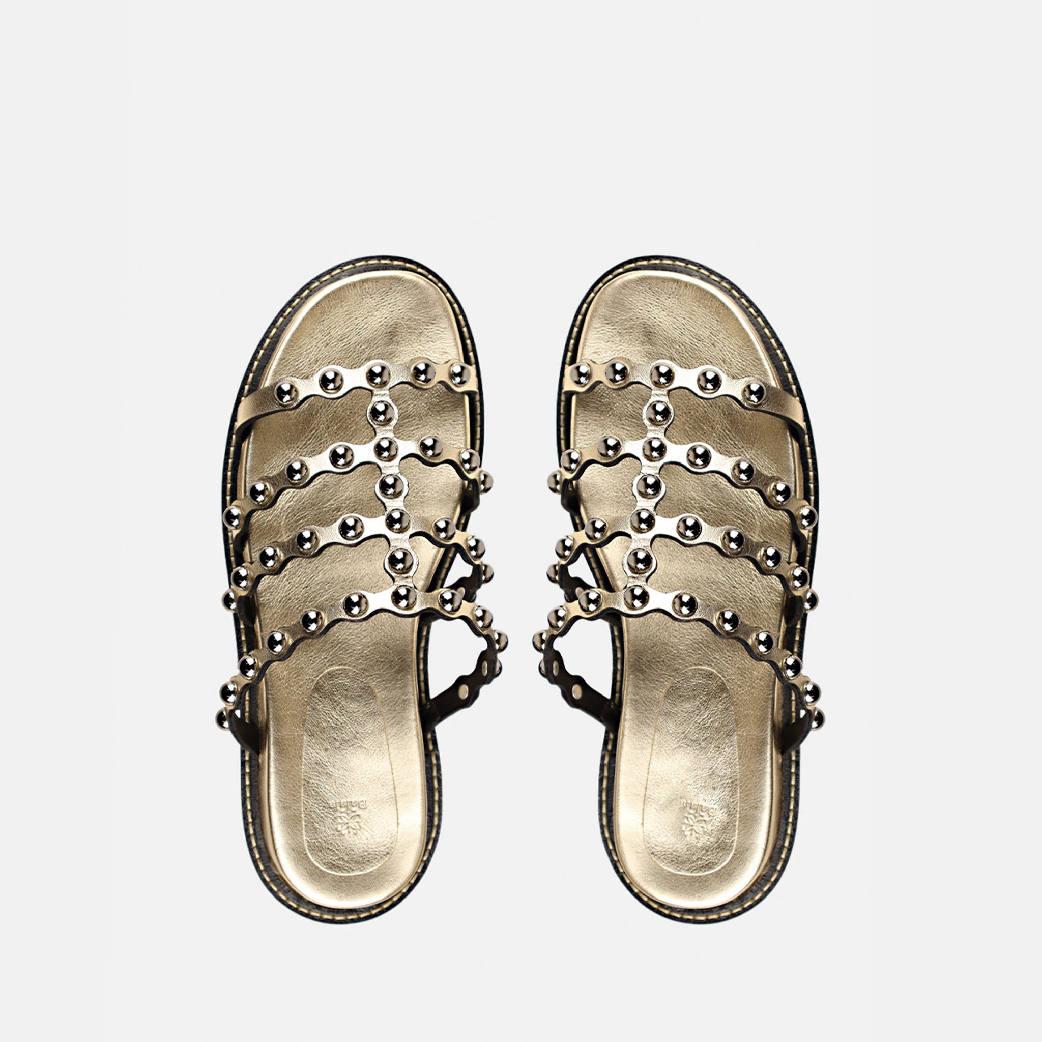 Papete com aplicação em Couro Ouro Light