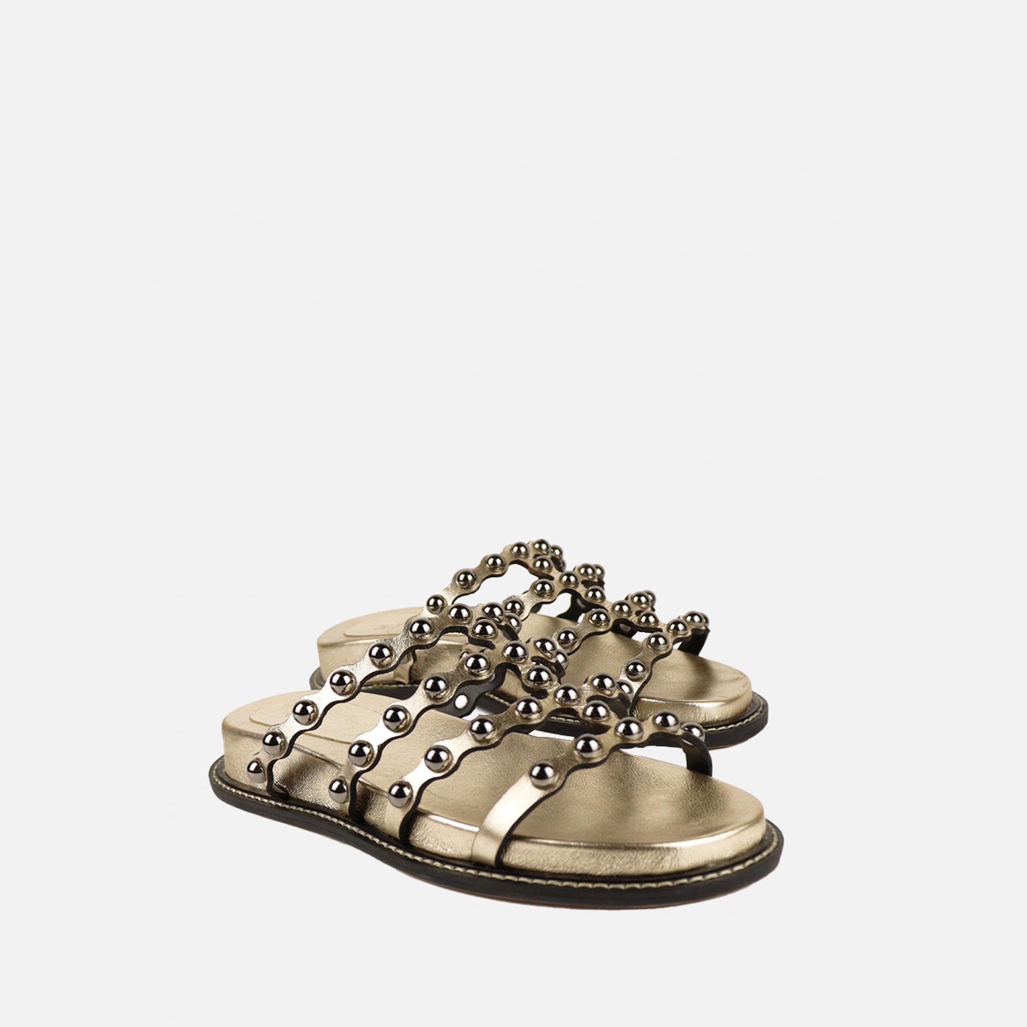 Papete com aplicação em Couro Ouro Light