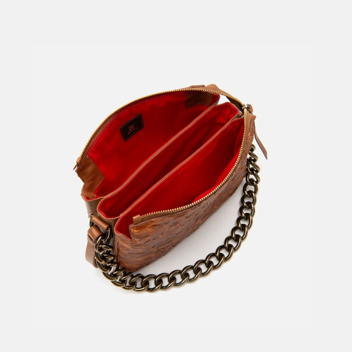 Bolsa Giulia em Couro Pirarucu Carmel