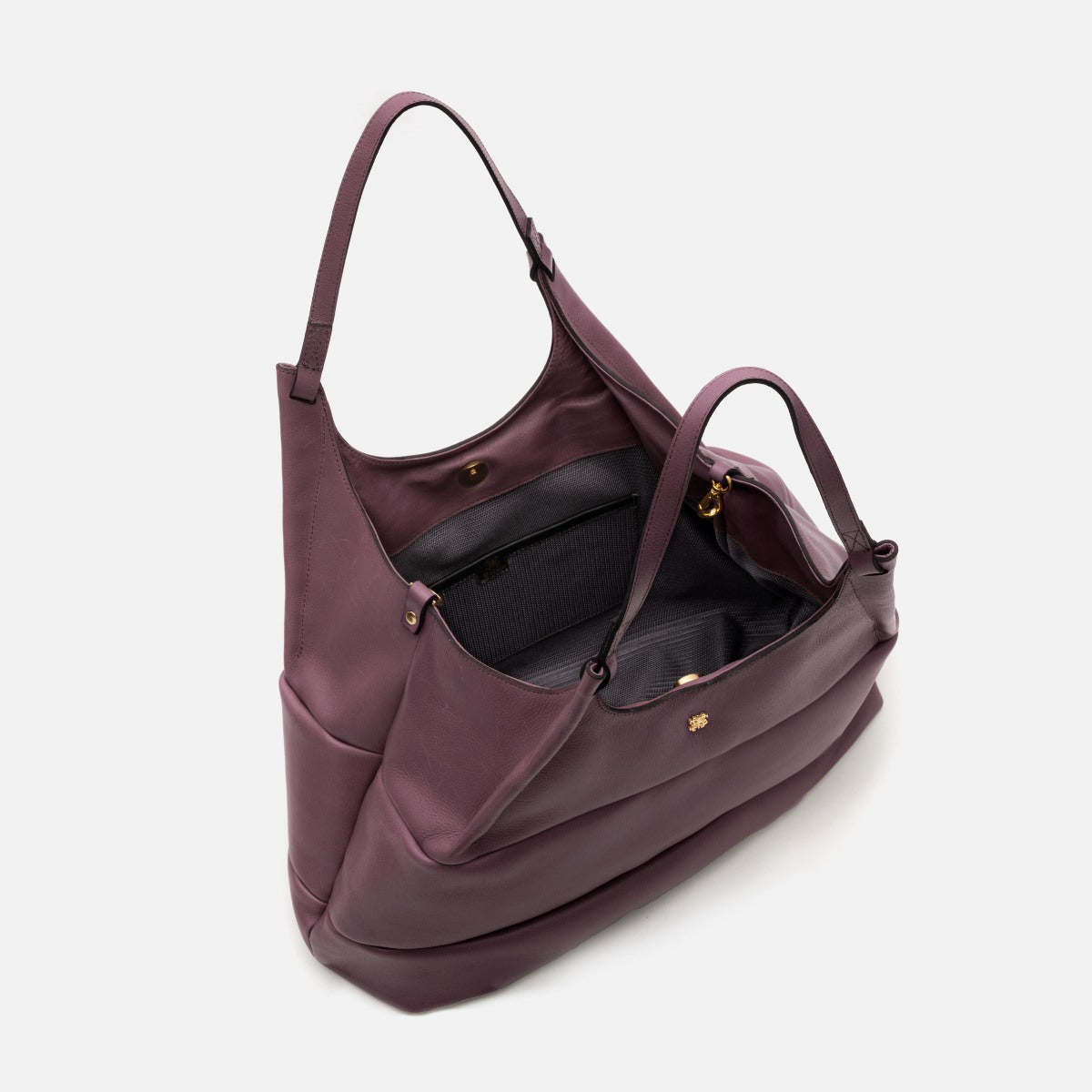 Bolsa Clara Tote em Couro Carmim