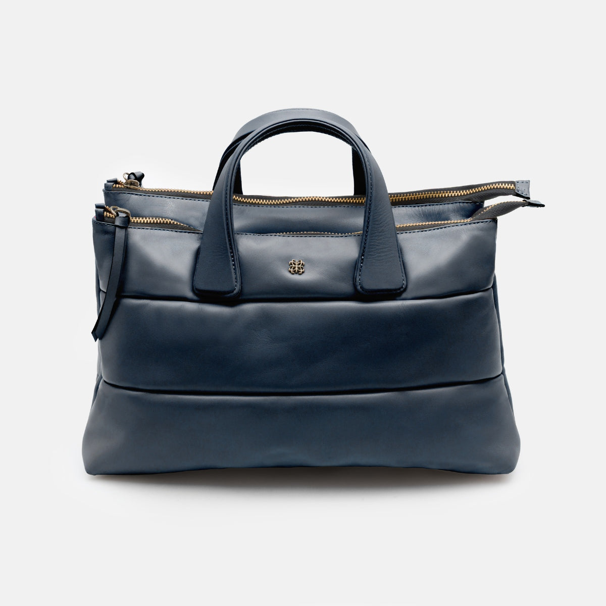Bolsa Tote Mika M em Couro Marinho