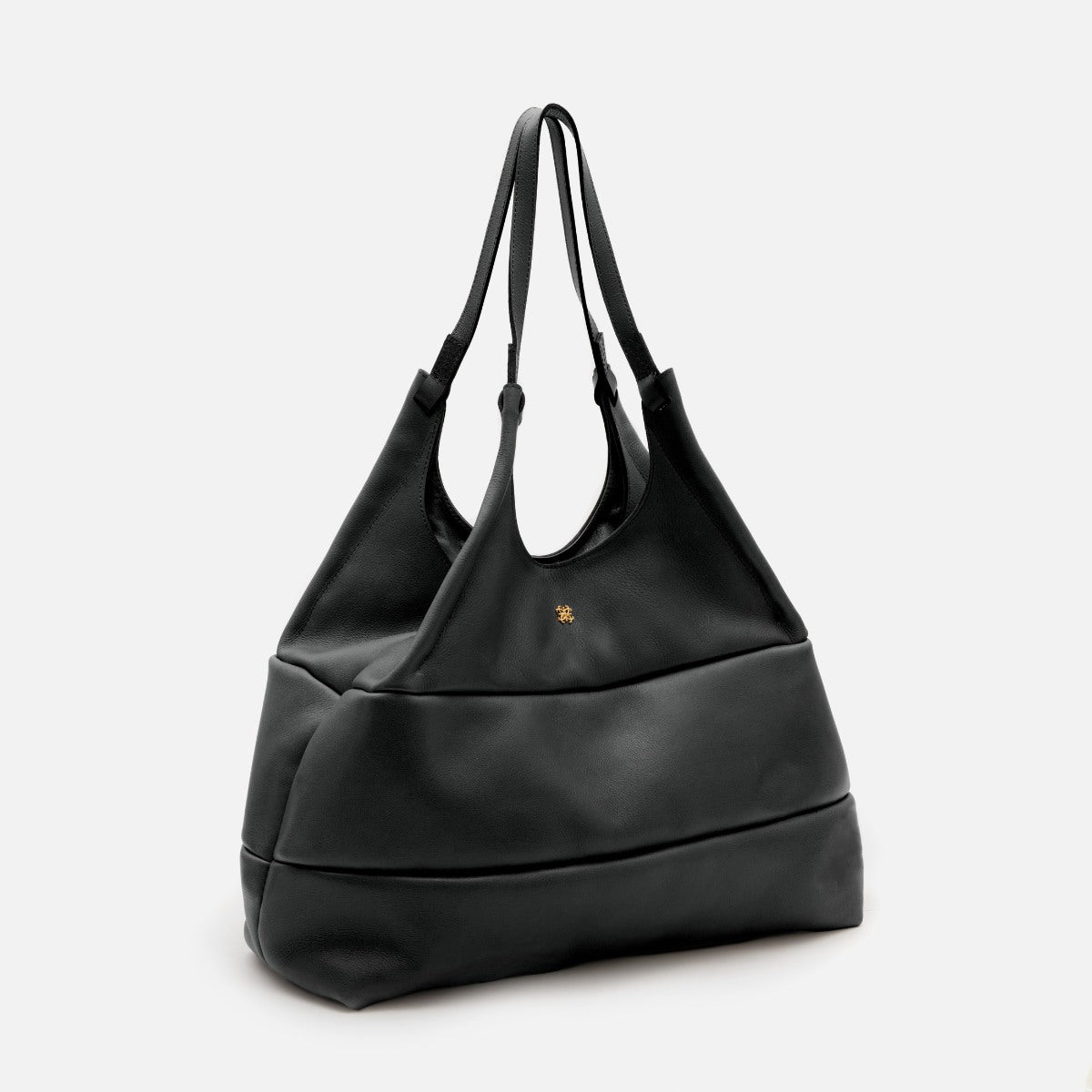 Bolsa Clara Tote em Couro Preto