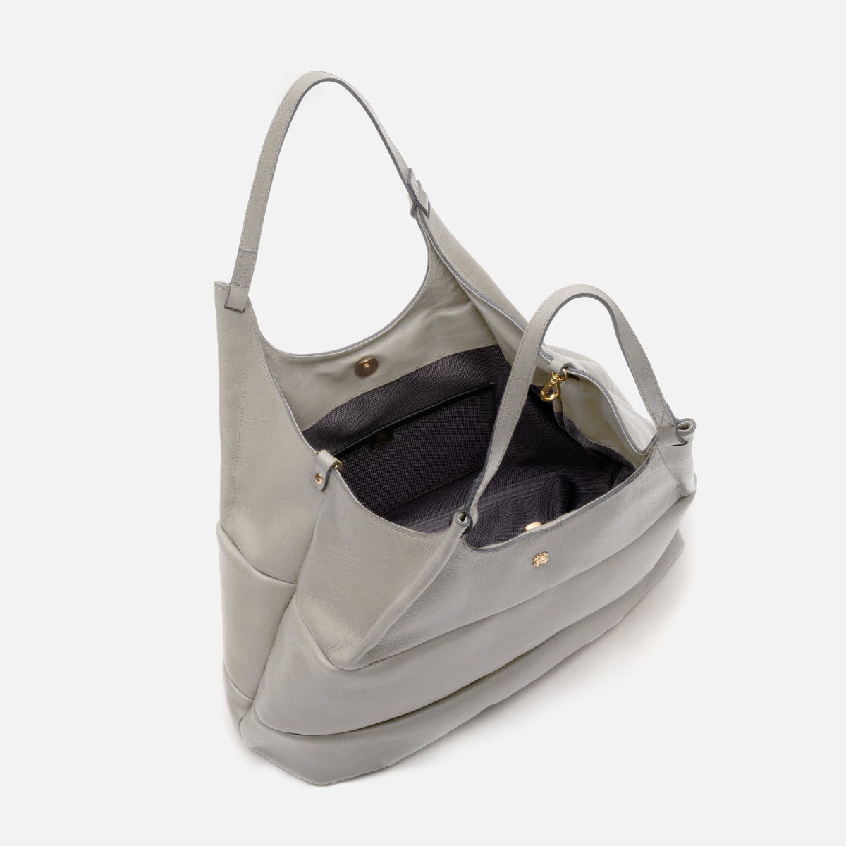 Bolsa Clara Tote em Couro Ash