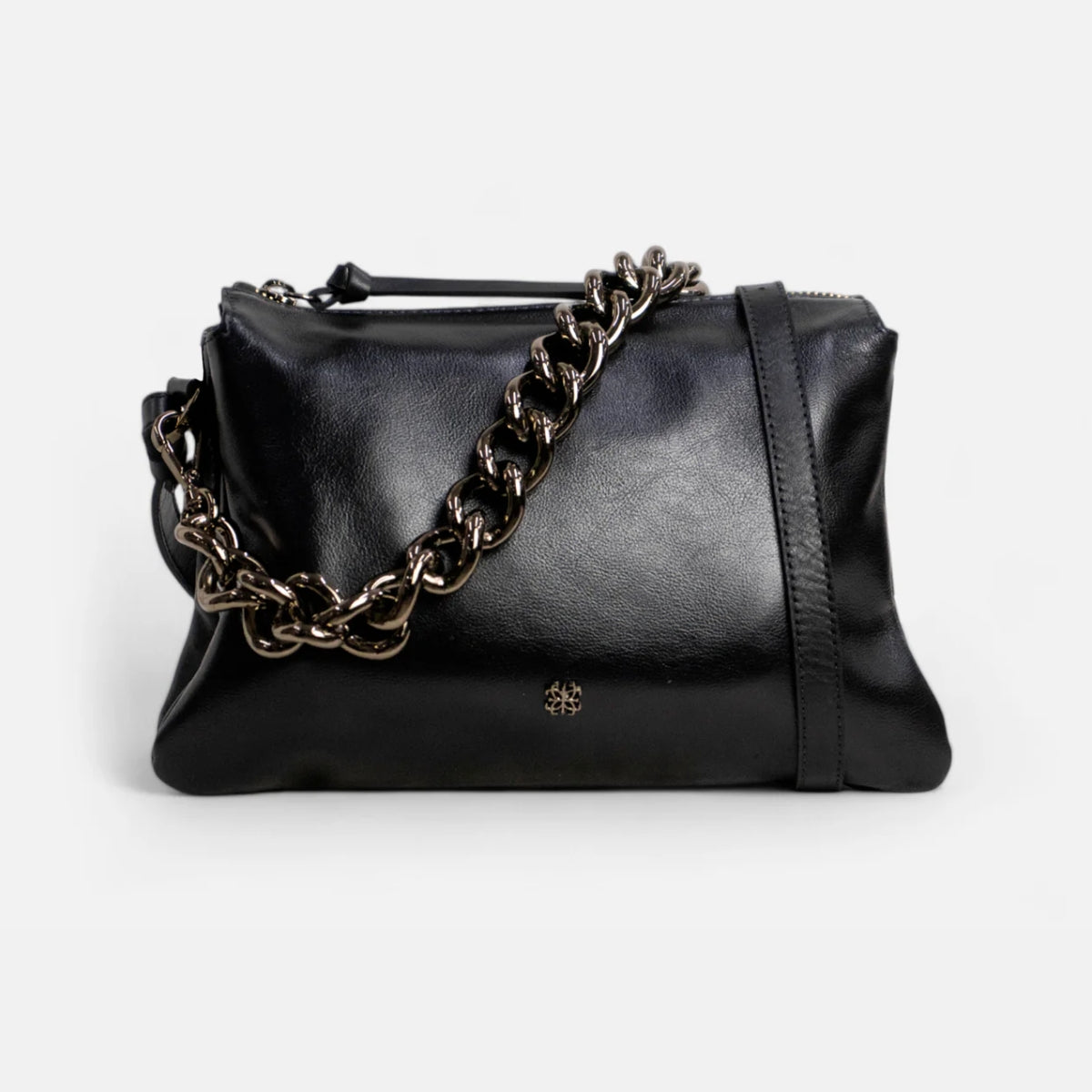 Bolsa Giulia em Couro Preto