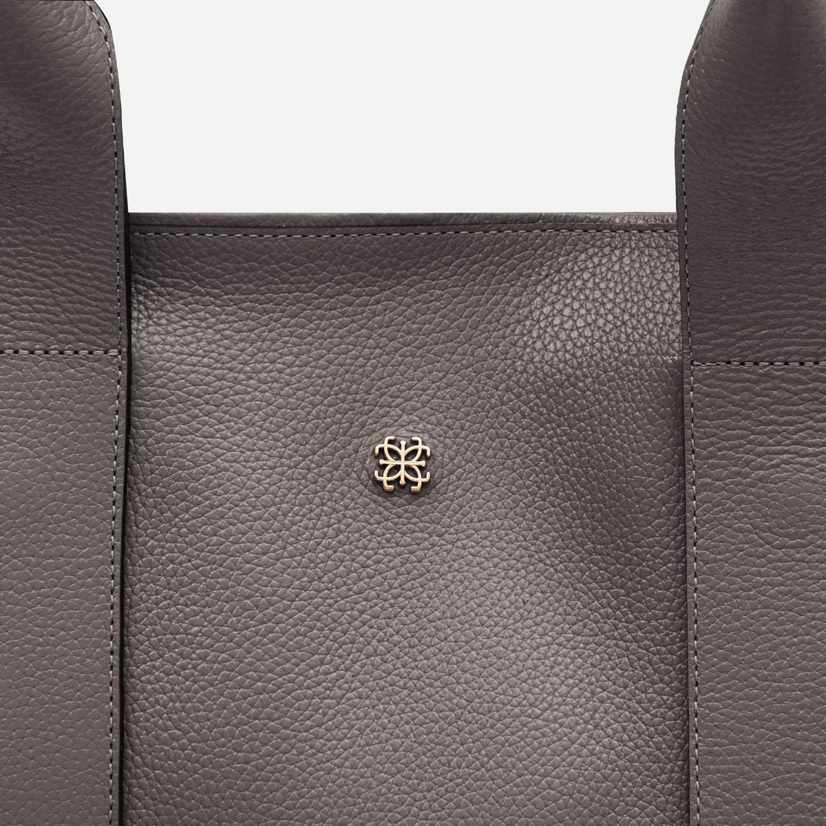 Bolsa Bianca com forro em Couro Grafite