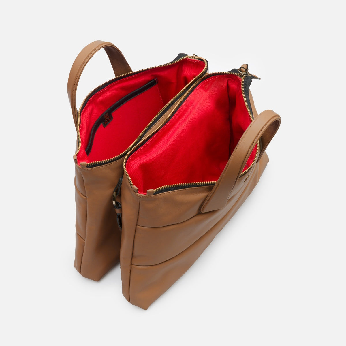 Bolsa Tote Mika M em Couro Cognac