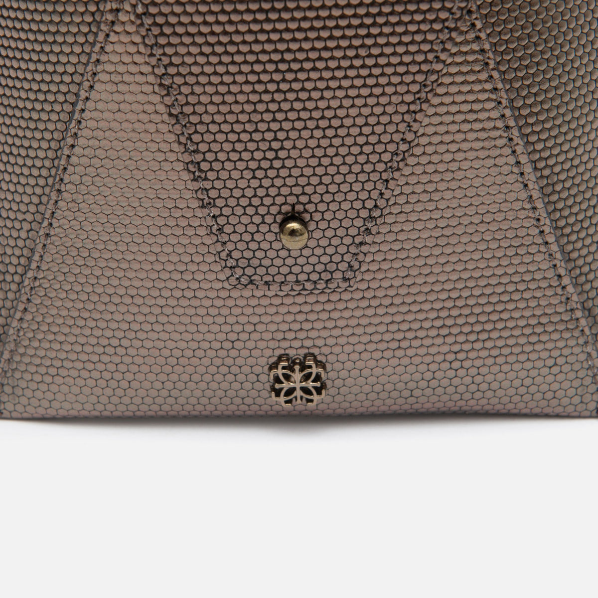 Bagphone Oli em Couro Colmeia Ônix