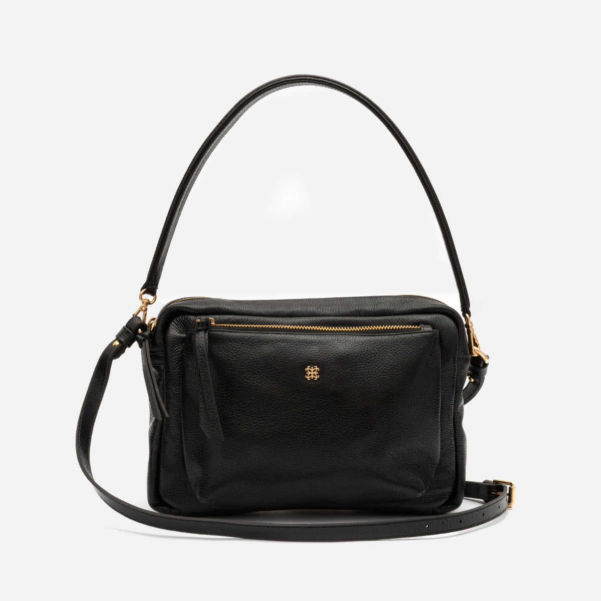 Bolsa Mira em Couro Preto