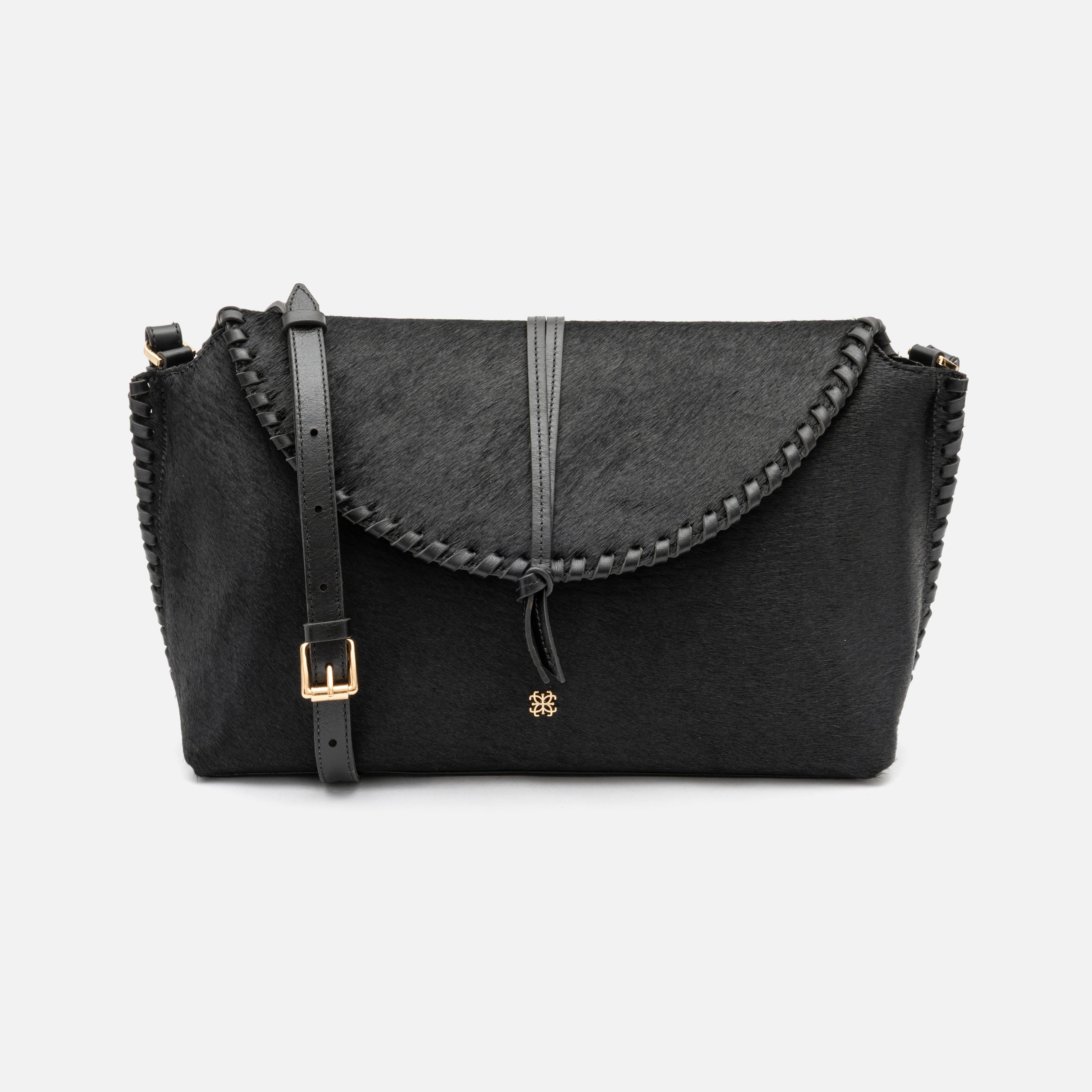 Bolsa Ivy em pelo preto