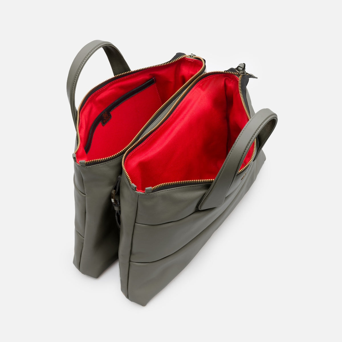 Bolsa Tote Mika M em Couro Musgo