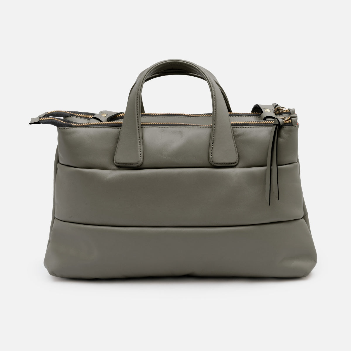 Bolsa Tote Mika M em Couro Musgo