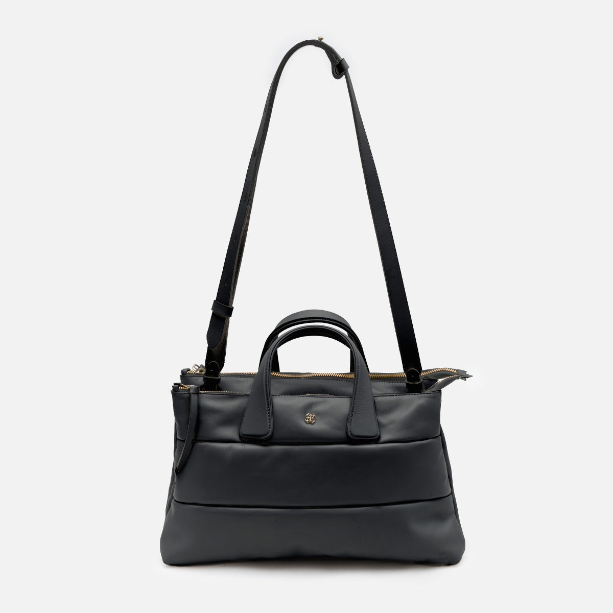 Bolsa Mika M em Couro Preto