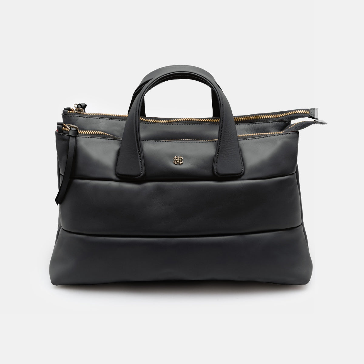 Bolsa Mika M em Couro Preto
