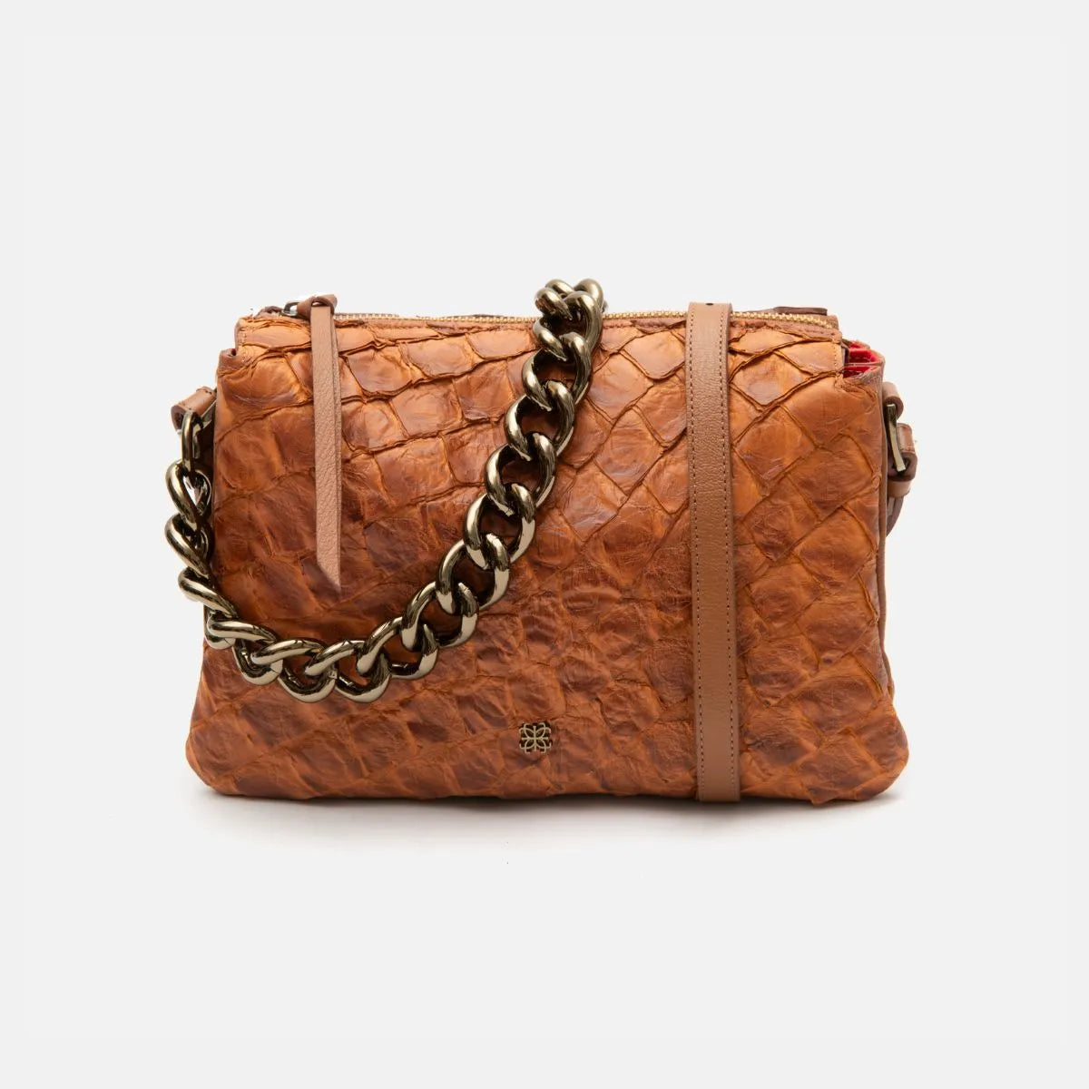 Bolsa Giulia em Couro Pirarucu Carmel