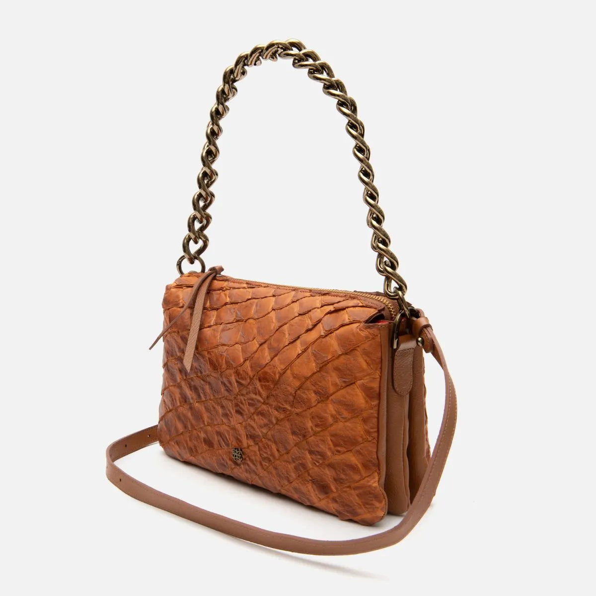 Bolsa Giulia em Couro Pirarucu Carmel
