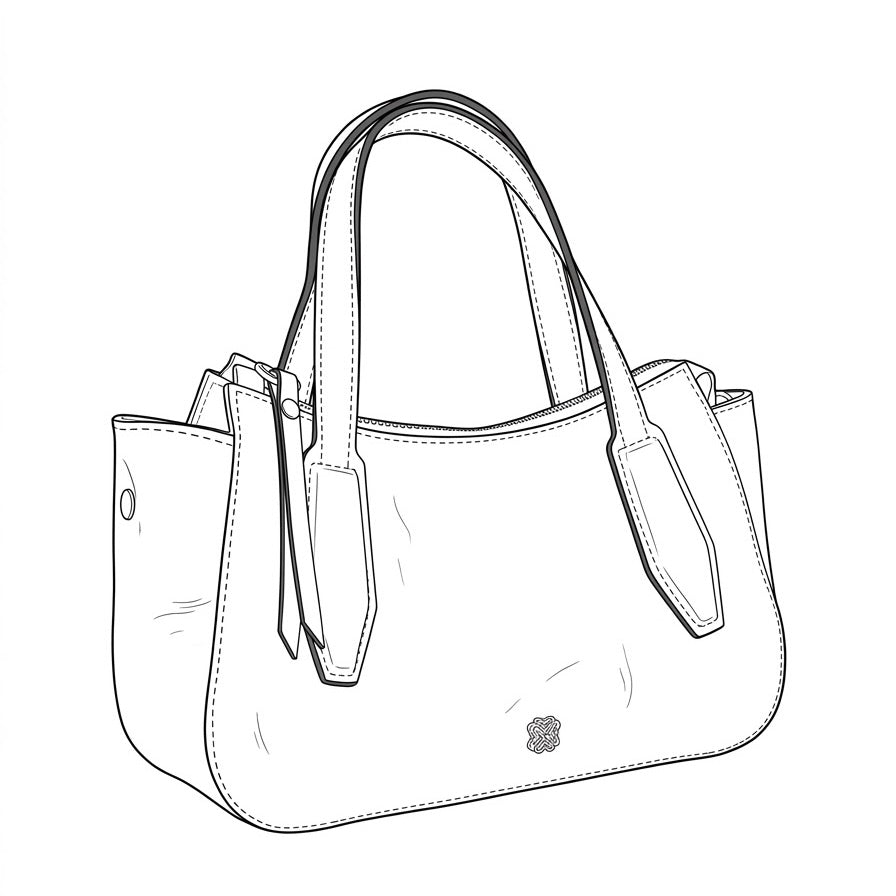 Bolsa Celine Mini em Couro Colméia Wine