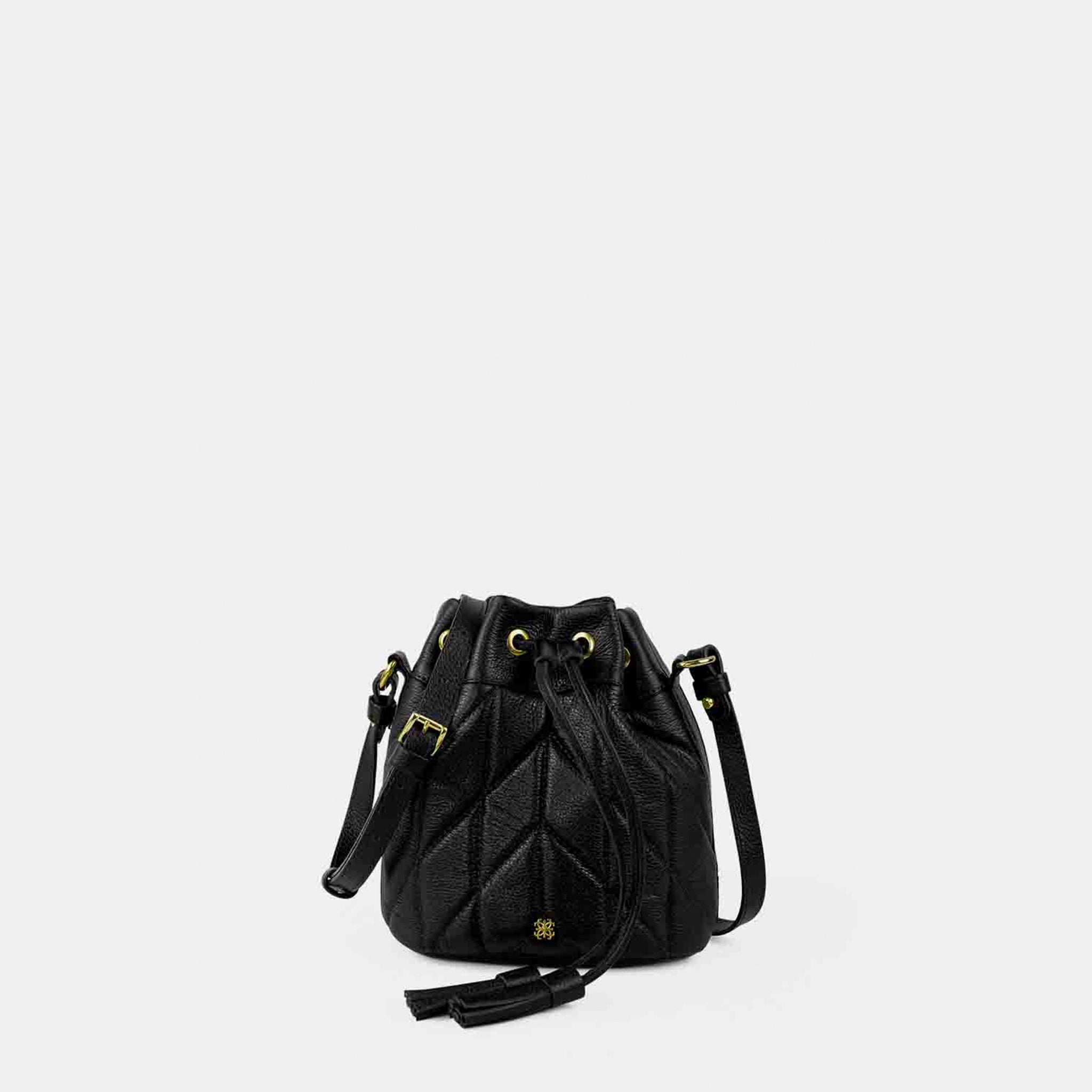 Bolsa Alice em Couro Preto