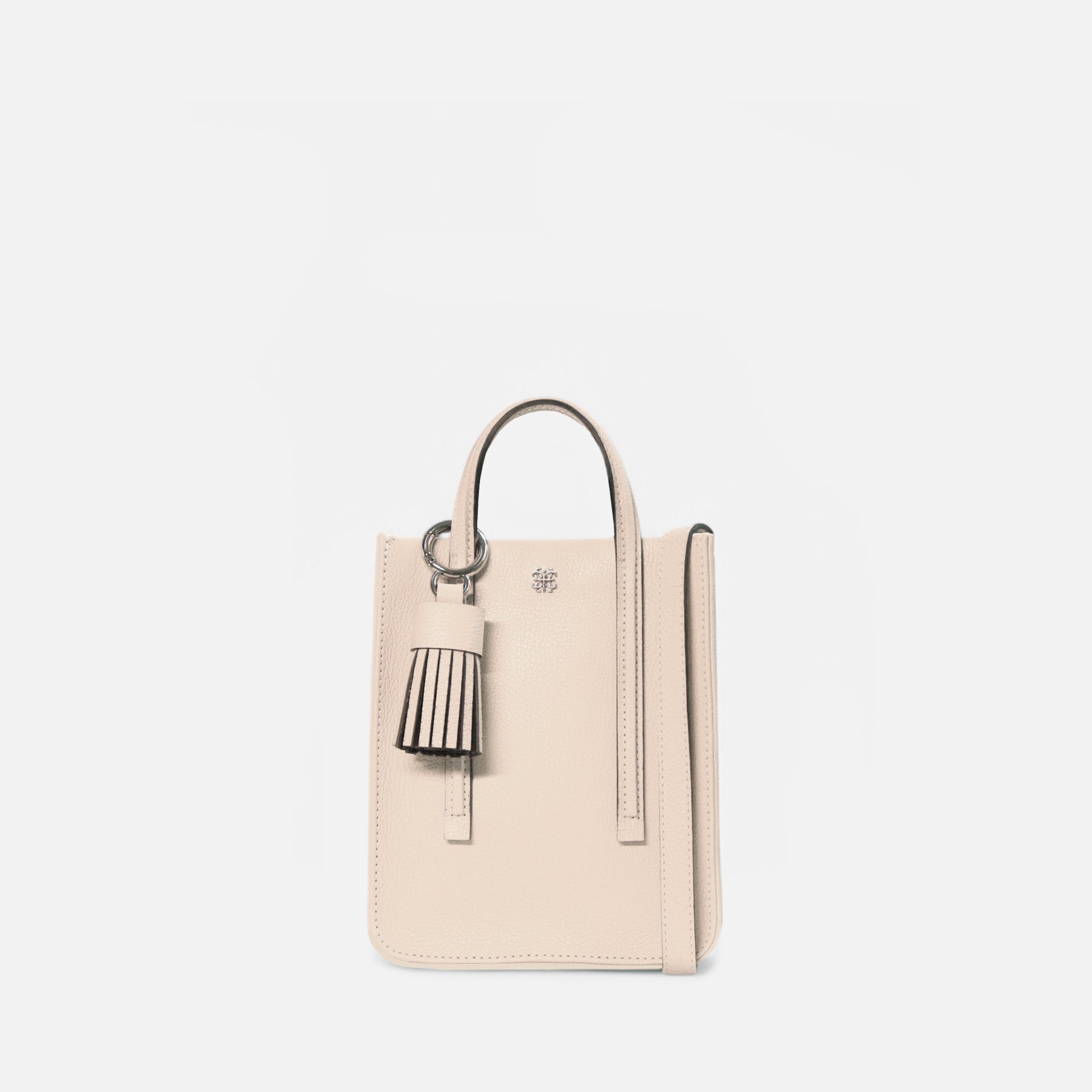 Bolsa Ana P em Couro Off White