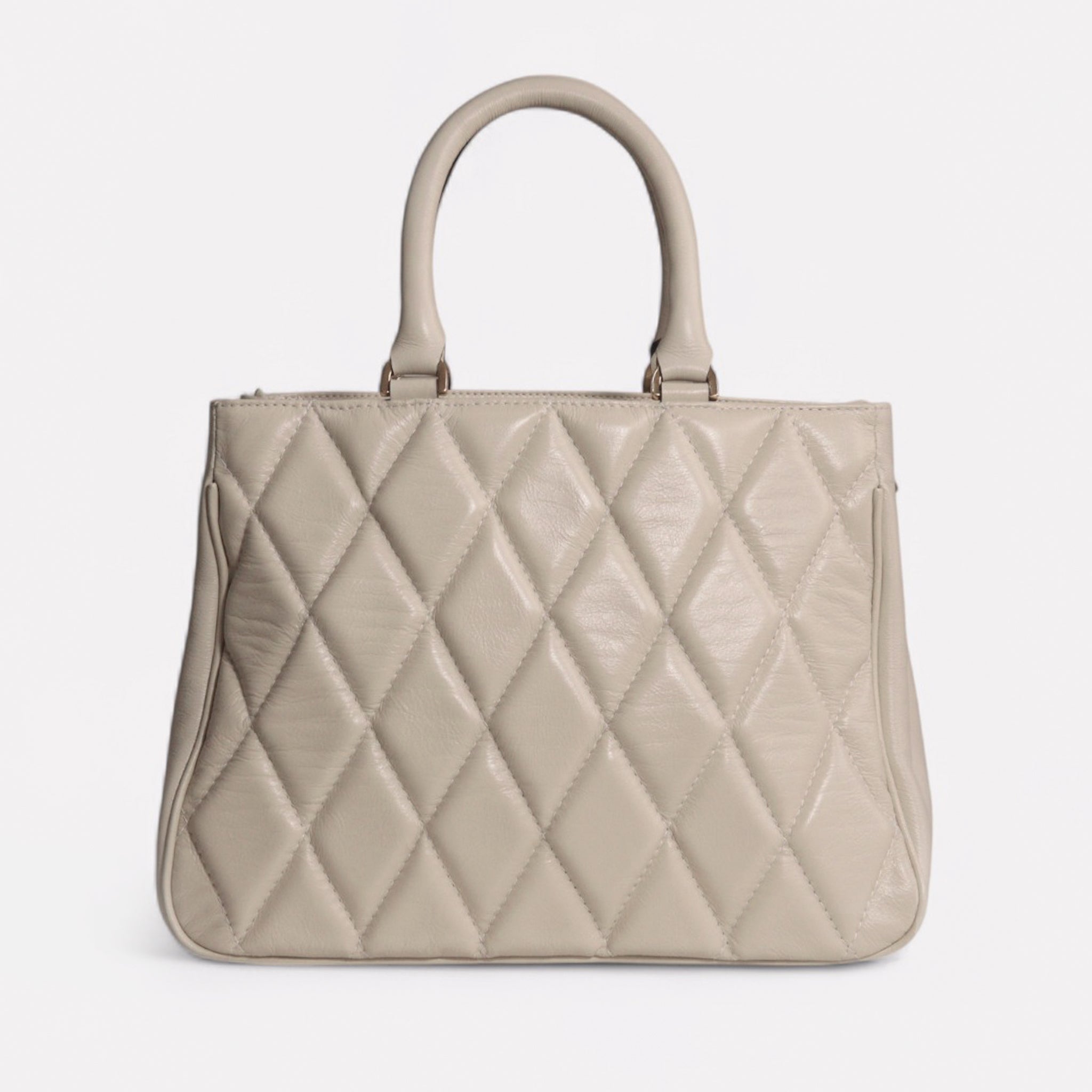 Bolsa Antonia em Couro Off White