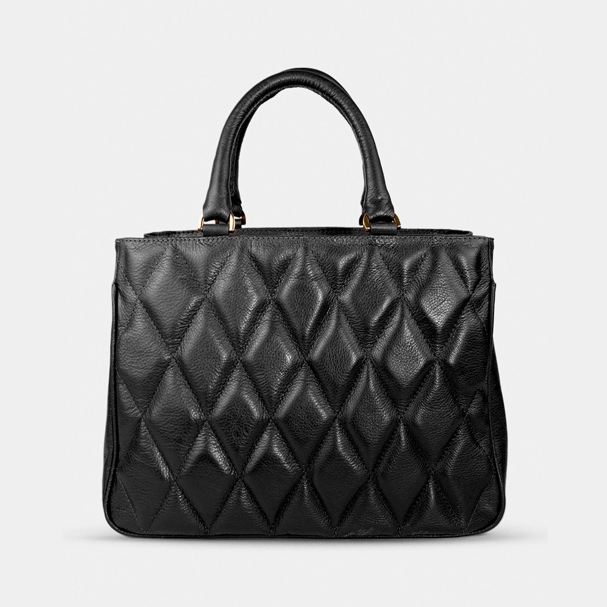 Bolsa Antonia em Couro Preto