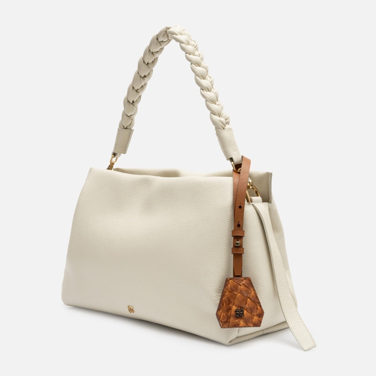 Bag Charm Multifuncional em Couro Pirarucu Carmel - Balaia