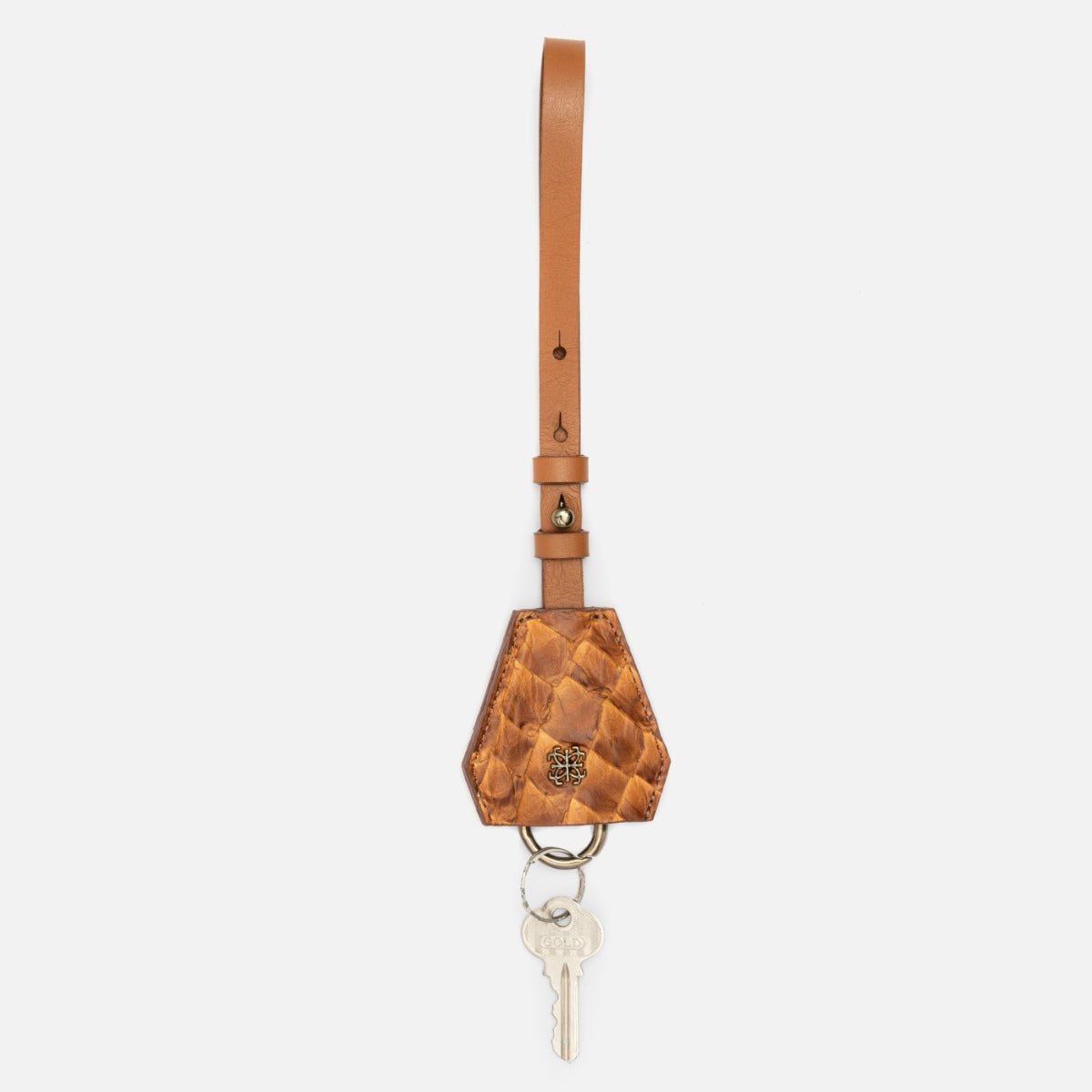 Bag Charm Multifuncional em Couro Pirarucu Carmel - Balaia