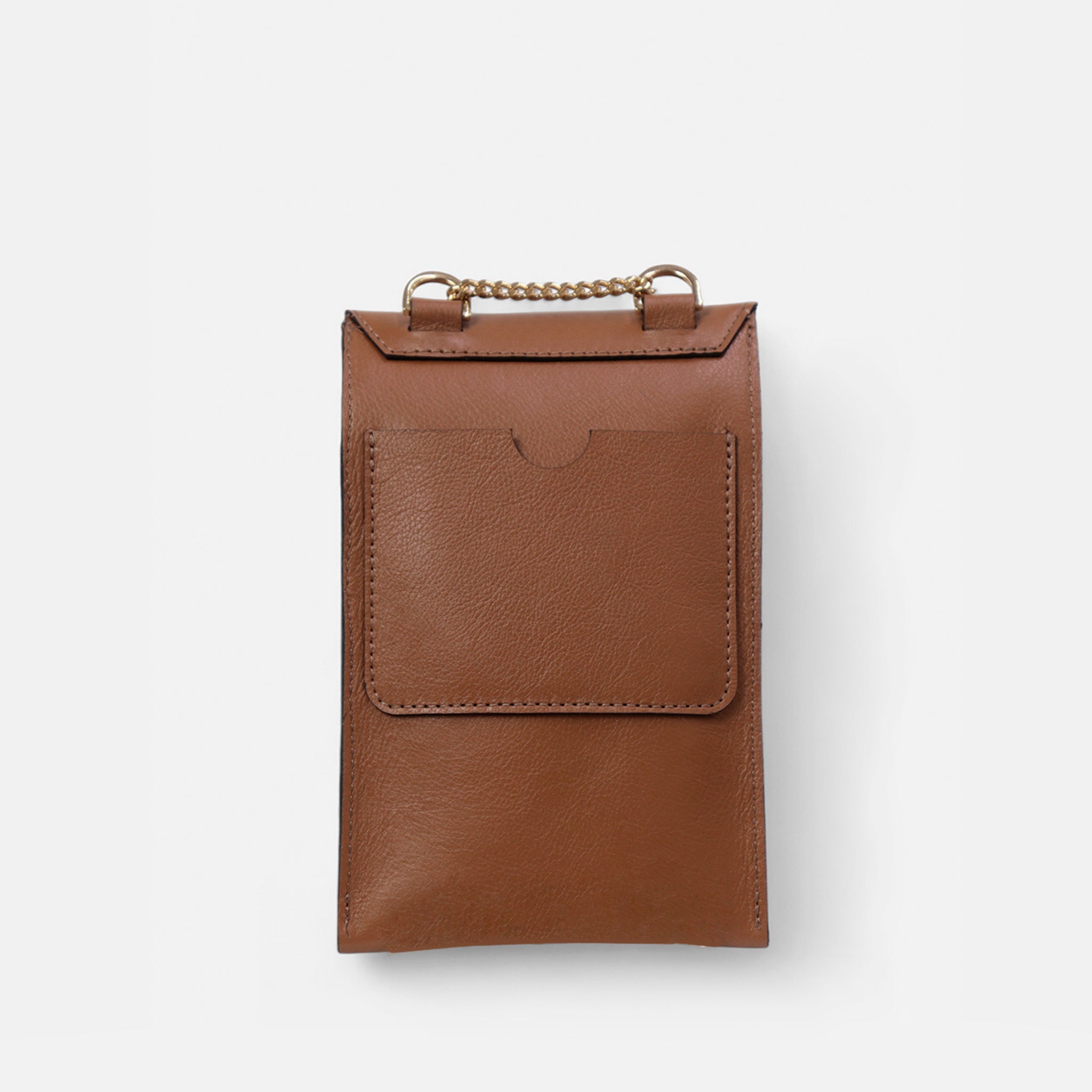 Bagphone Oli em Couro Carmel