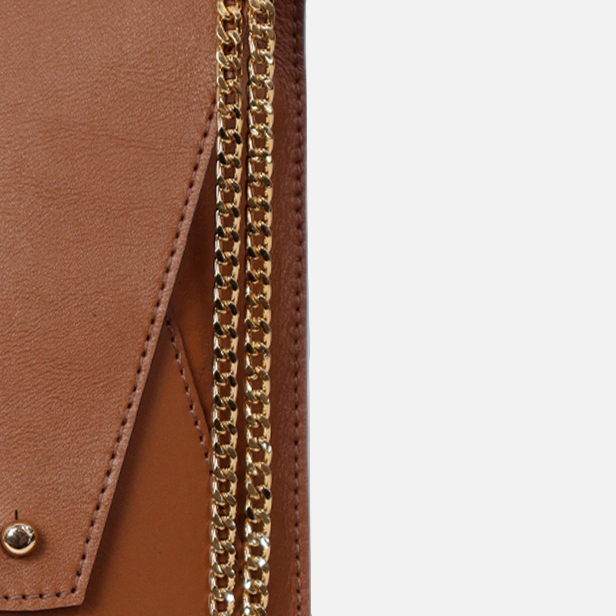 Bagphone Oli em Couro Carmel