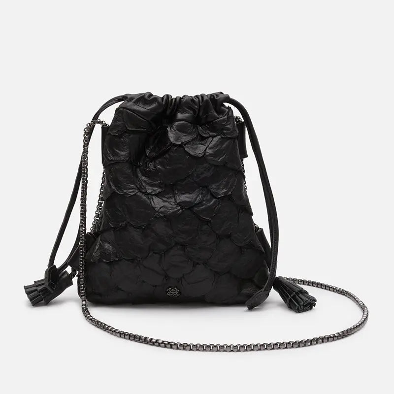 Bagphone em Couro Pirarucu Preto - Balaia