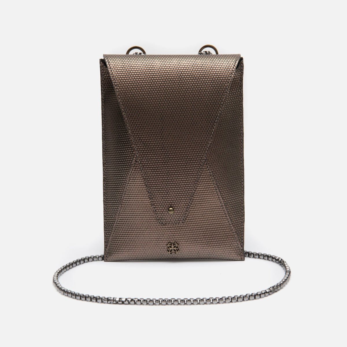 Bagphone Oli em Couro Colmeia Ônix - Balaia