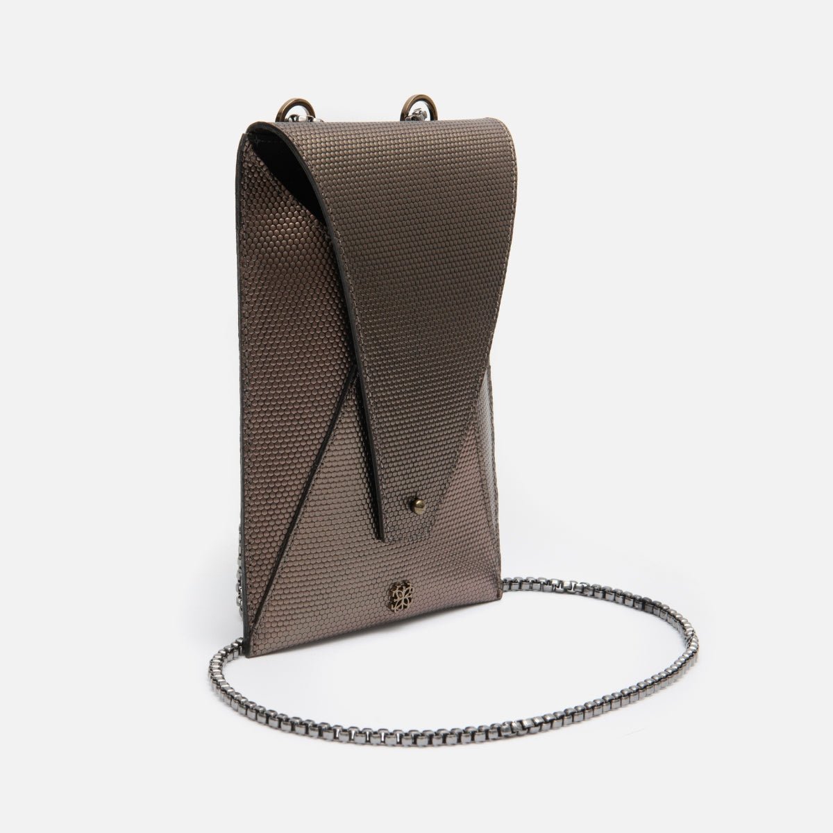 Bagphone Oli em Couro Colmeia Ônix - Balaia