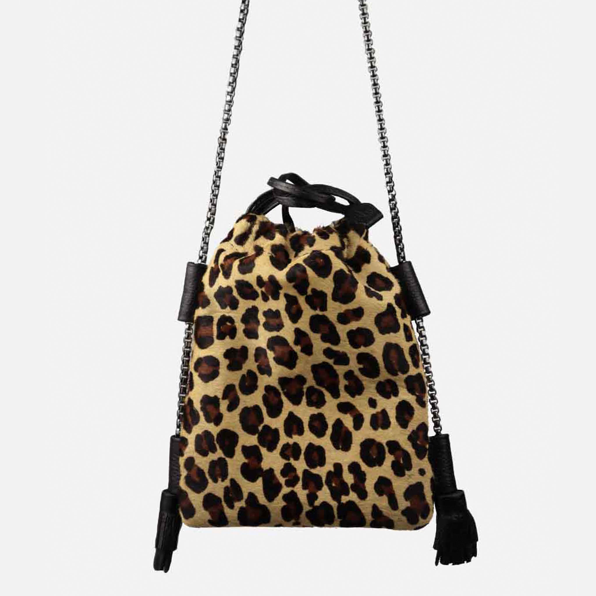 Bagphone em Couro Animal print
