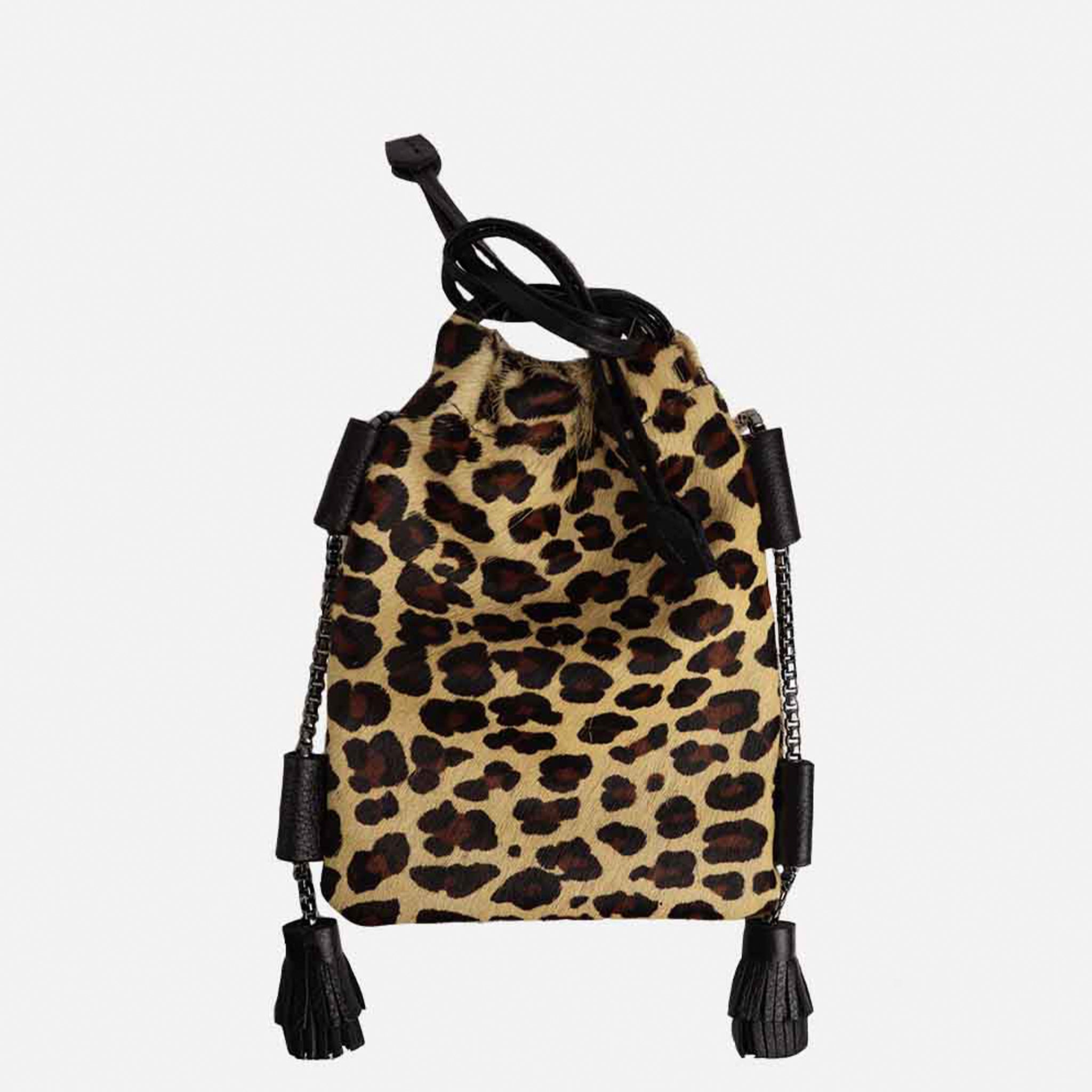 Bagphone em Couro Animal print