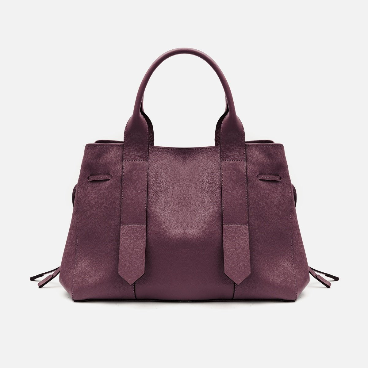 Bolsa Bianca com forro em Couro Cabernet - Balaia