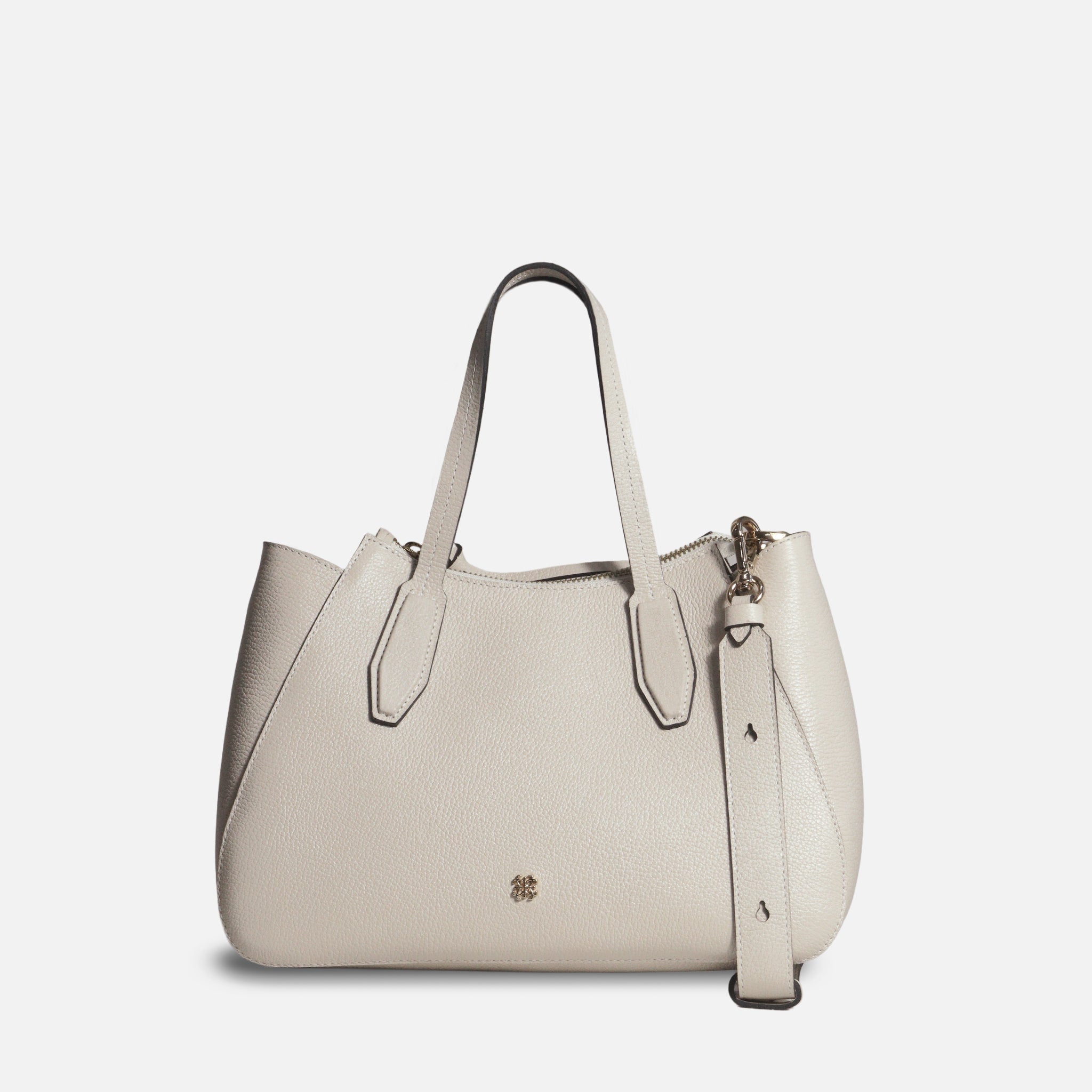 Bolsa Celine em Couro Off White - Balaia