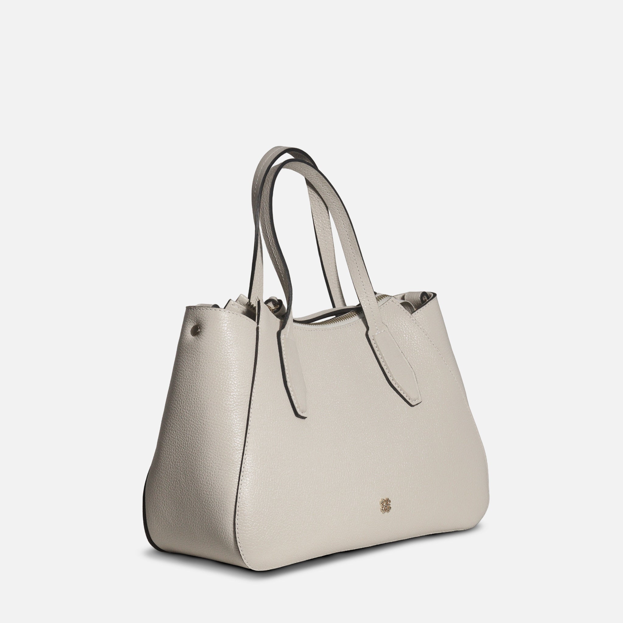 Bolsa Celine em Couro Off White - Balaia