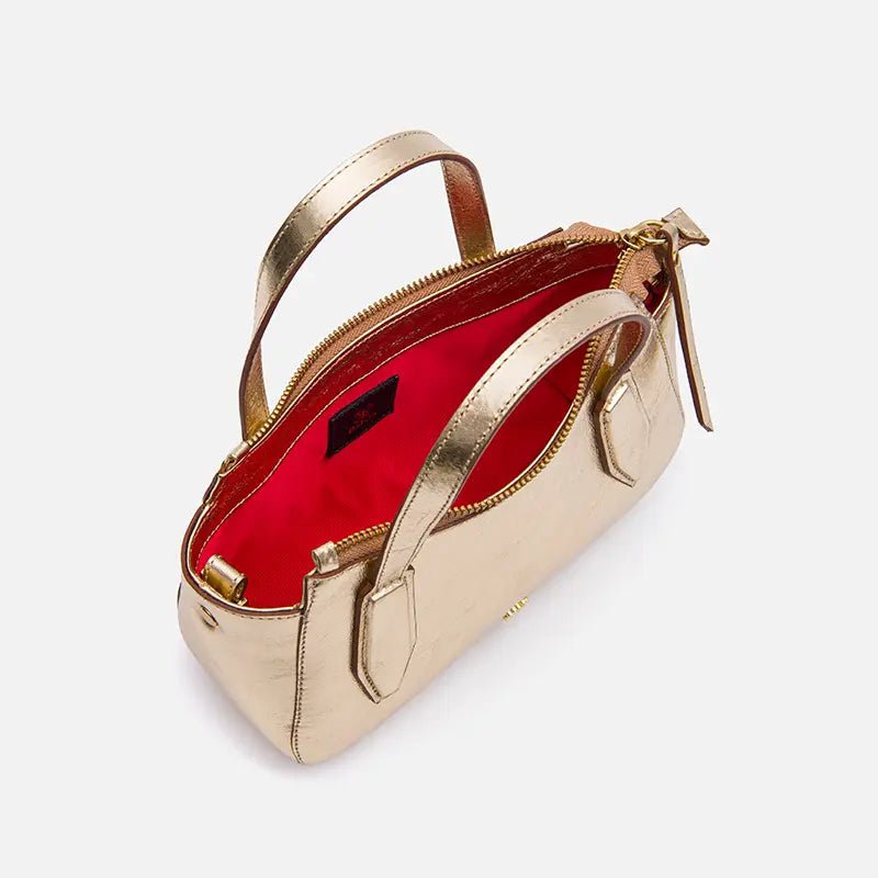 Bolsa Celine Mini em Couro Ouro - Balaia