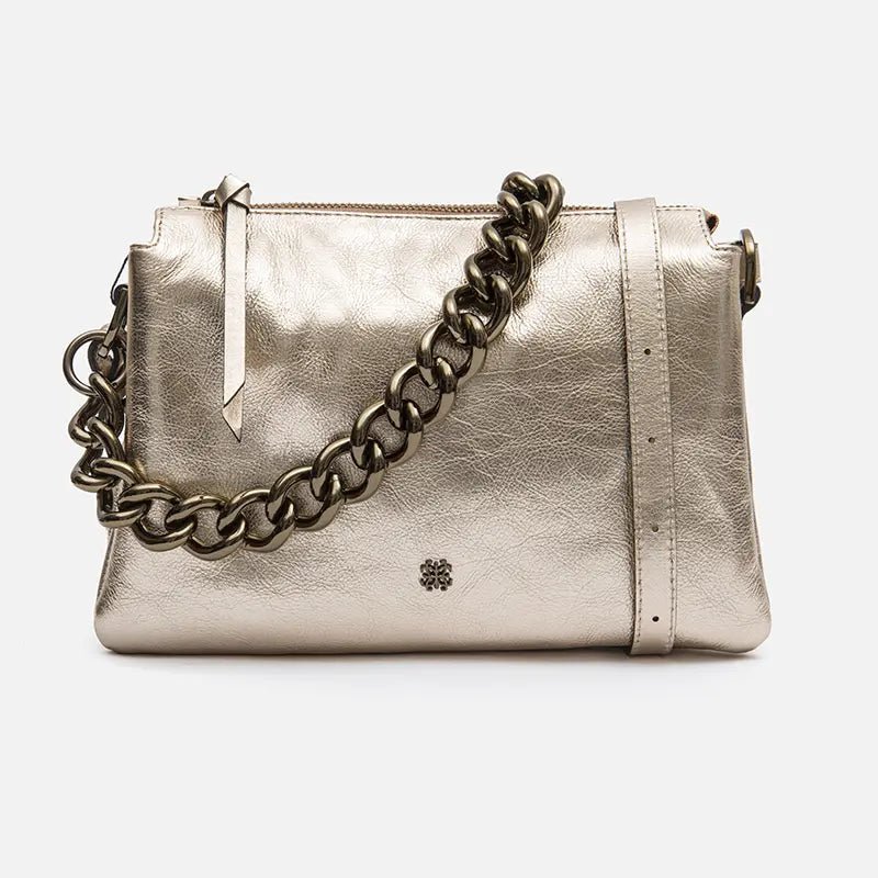 Bolsa Giulia em Couro Ouro Light - Balaia