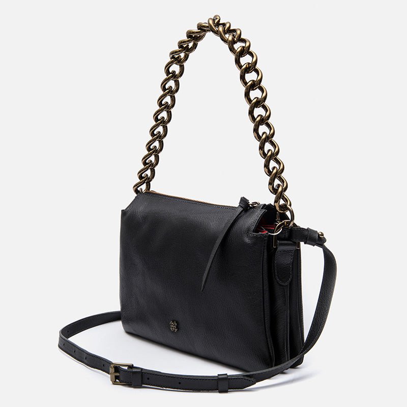 Bolsa Giulia em Couro Preto - Balaia