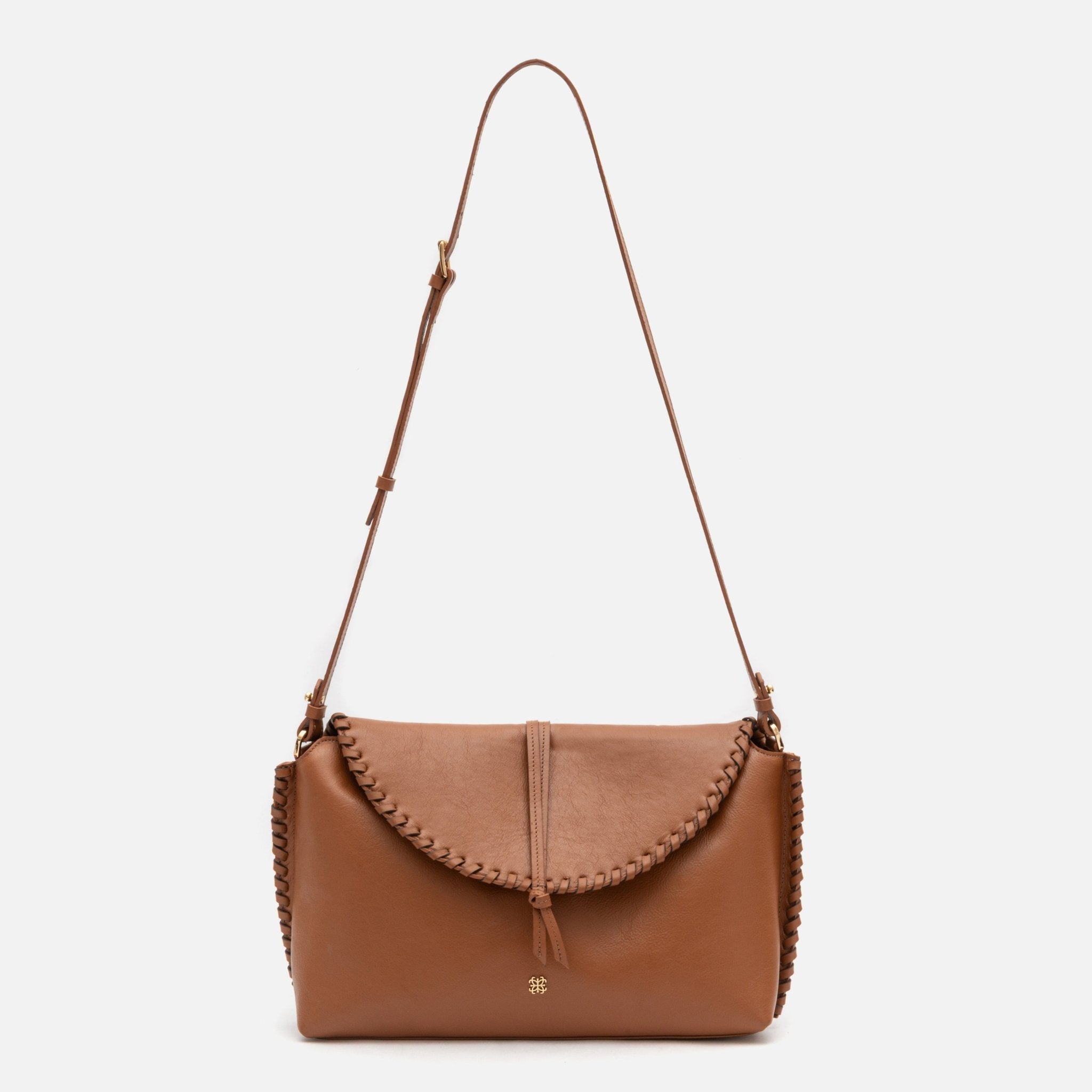 Bolsa Ivy em couro carmel - Balaia