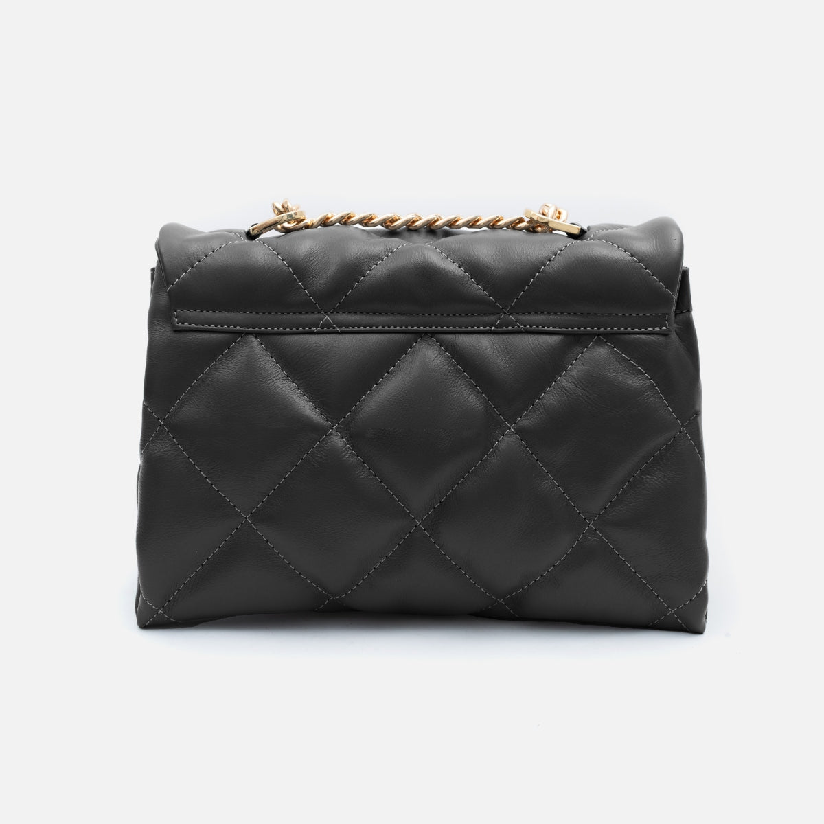 Bolsa Iza em Couro Preto - Balaia