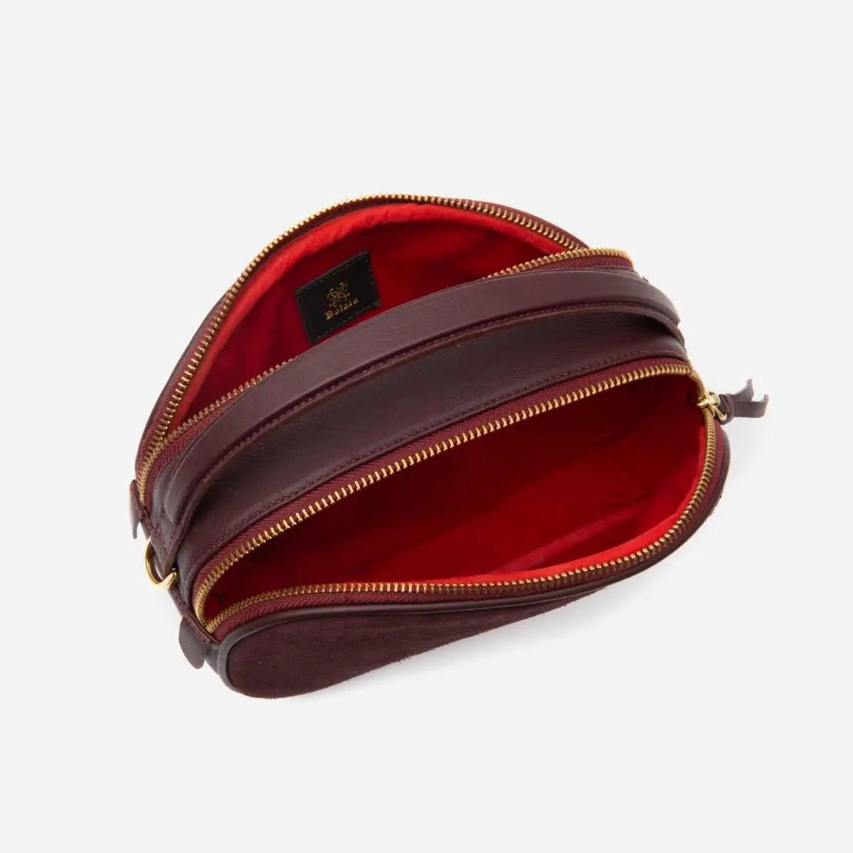 Bolsa Lívia em Couro Cabernet - Balaia