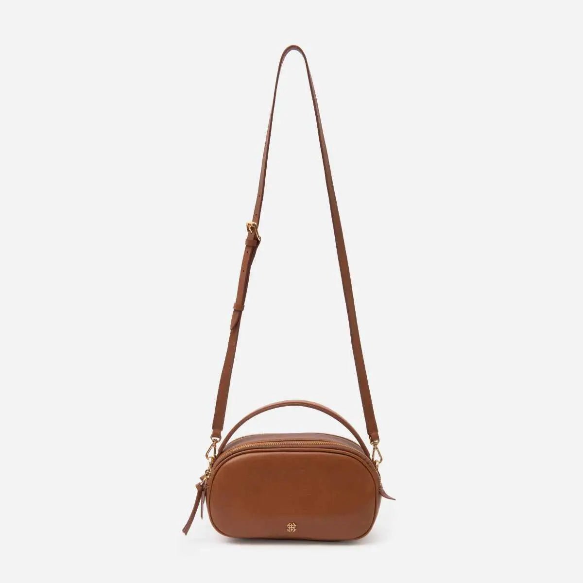 Bolsa Lívia em Couro Carmel - Balaia