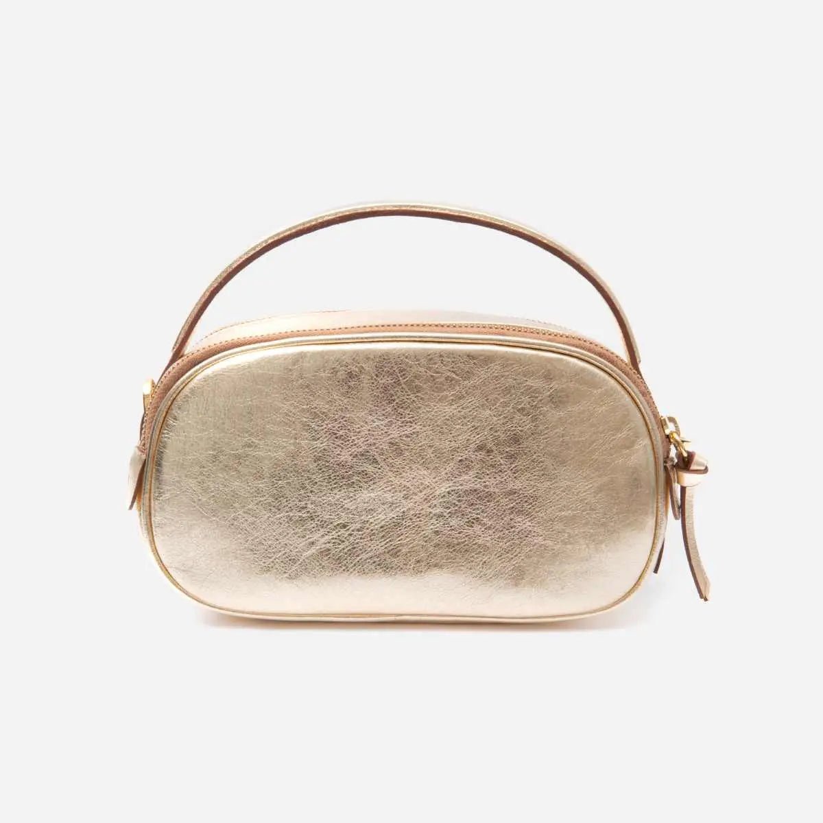 Bolsa Lívia em Couro Ouro Light - Balaia