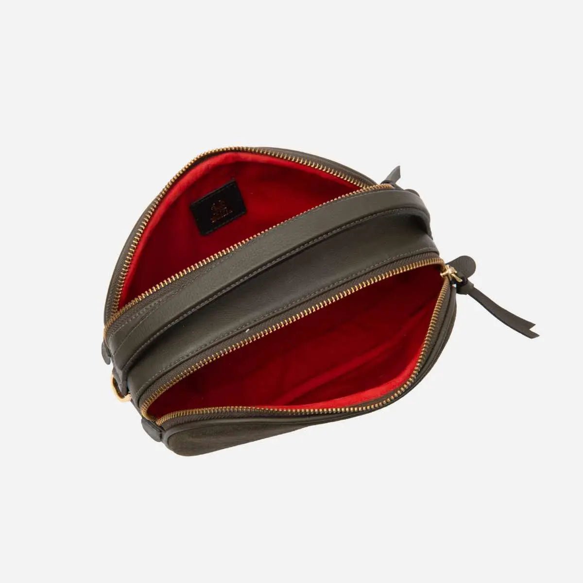 Bolsa Lívia em Couro Verde Musgo - Balaia
