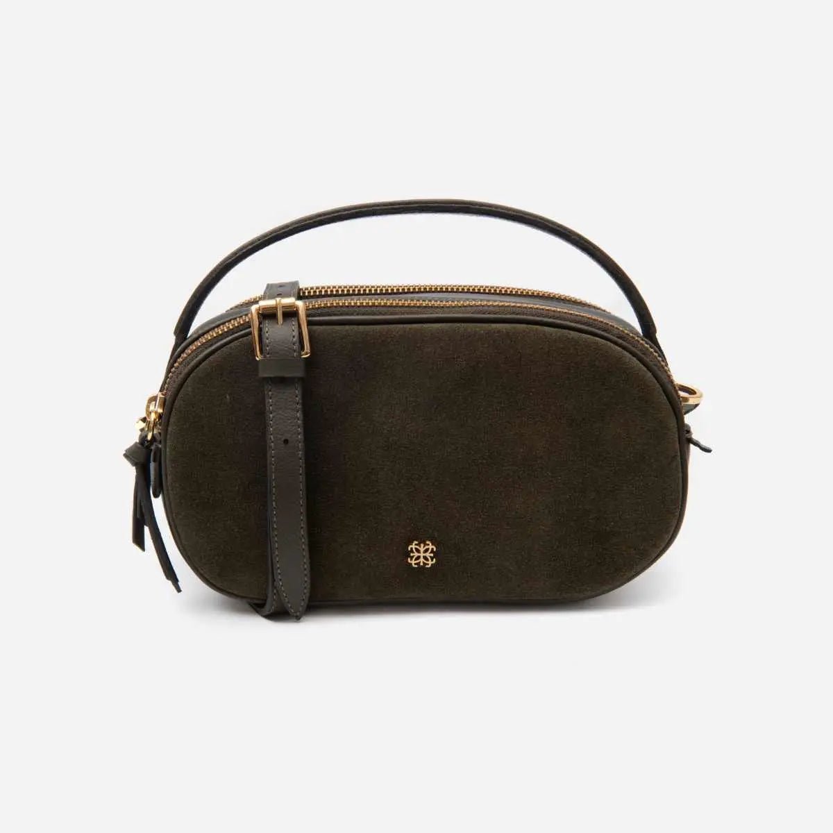 Bolsa Lívia em Couro Verde Musgo - Balaia
