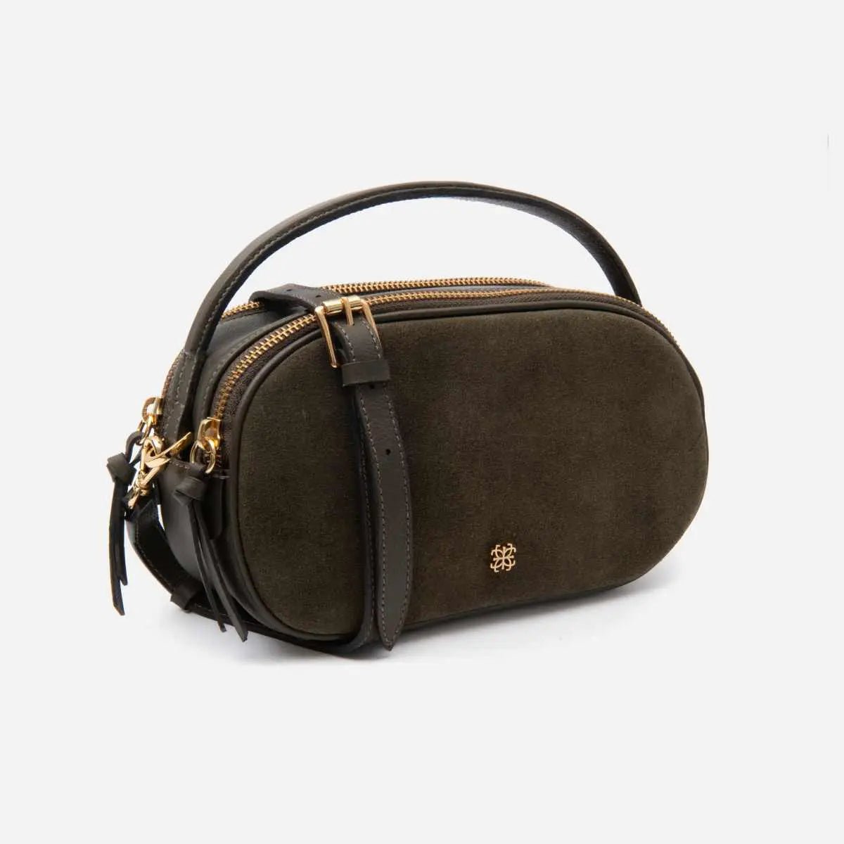 Bolsa Lívia em Couro Verde Musgo - Balaia
