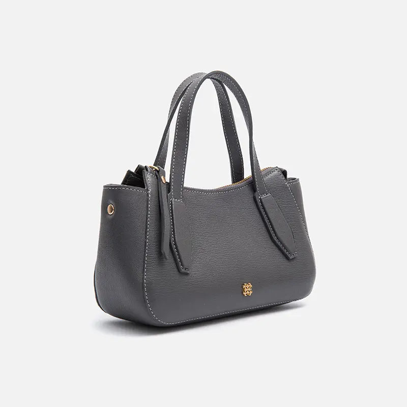 Bolsa Mini Celine em Couro Grafite - Balaia