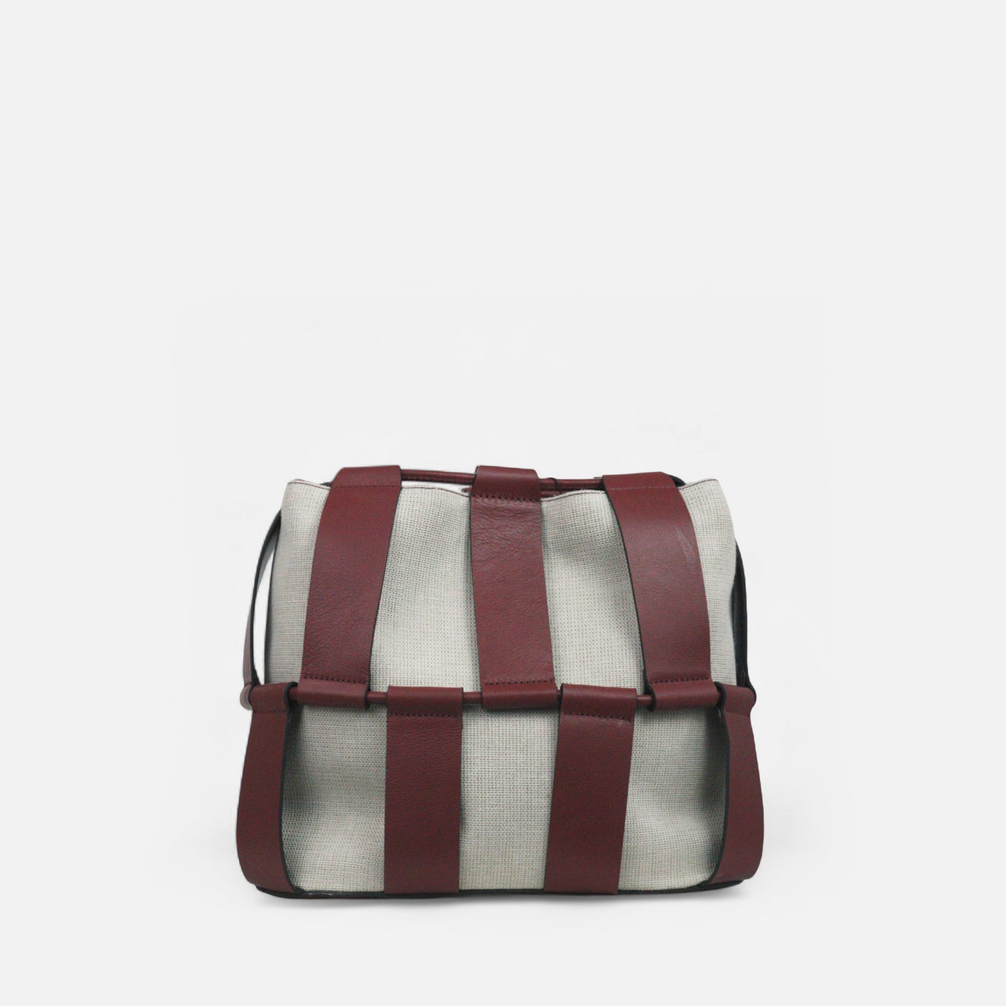 Bolsa Zena em Couro Cabernet - Balaia