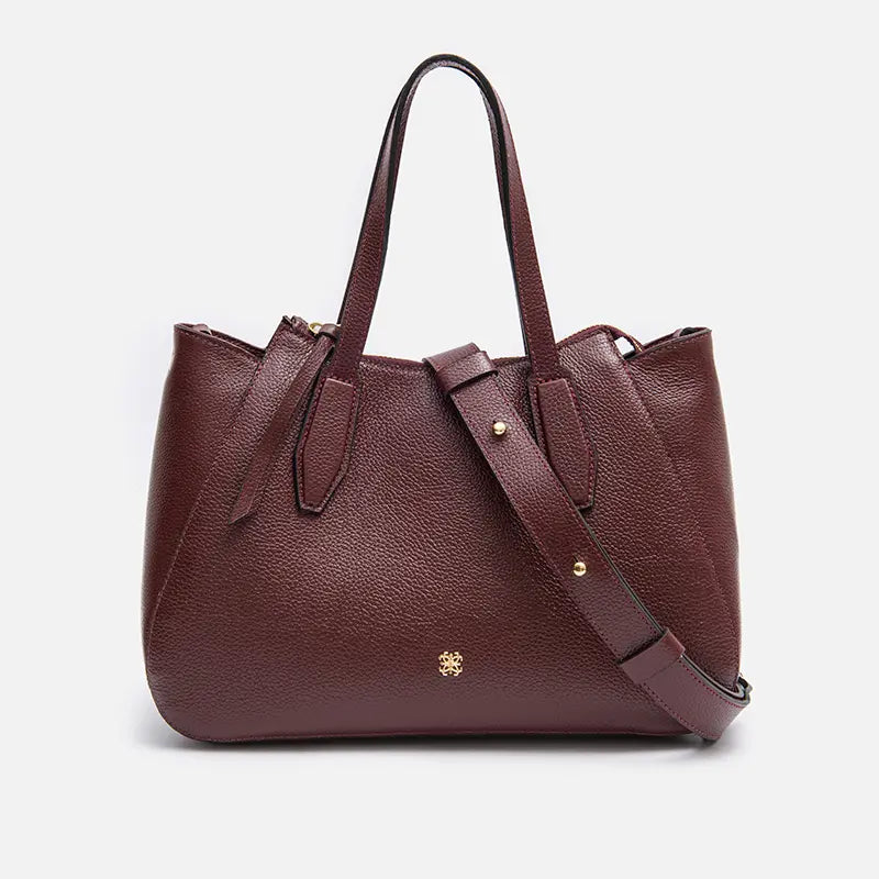 Bolsa Celine em Couro Cabernet